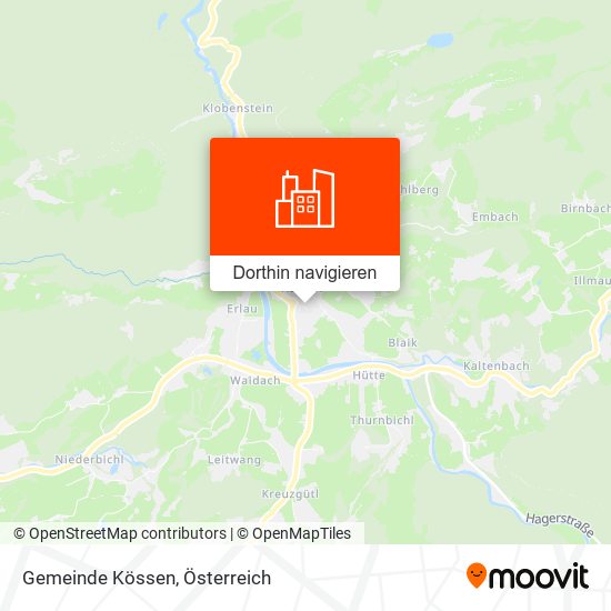 Gemeinde Kössen Karte