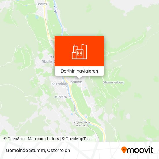 Gemeinde Stumm Karte