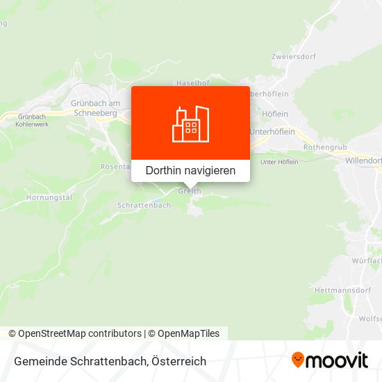 Gemeinde Schrattenbach Karte