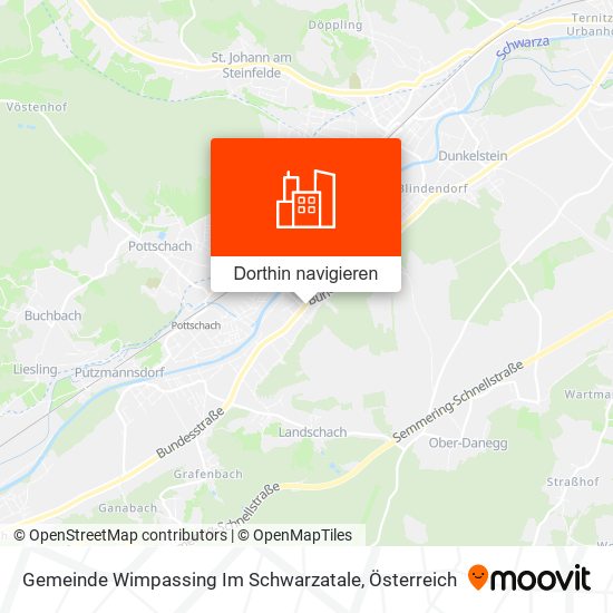 Gemeinde Wimpassing Im Schwarzatale Karte