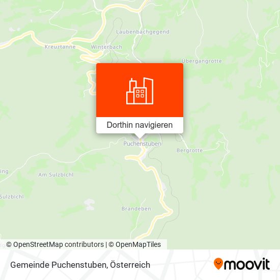 Gemeinde Puchenstuben Karte