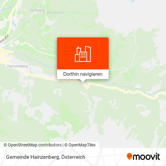 Gemeinde Hainzenberg Karte