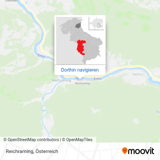 Reichraming Karte