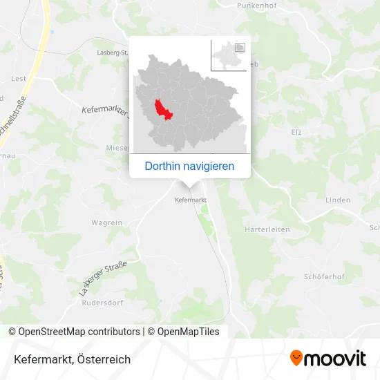 Kefermarkt Karte