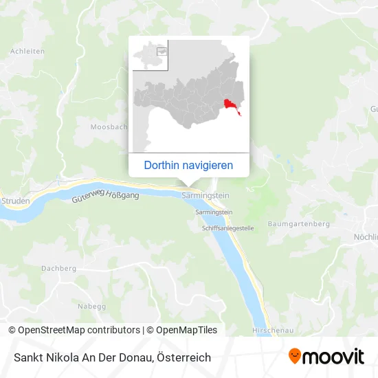 Sankt Nikola An Der Donau Karte
