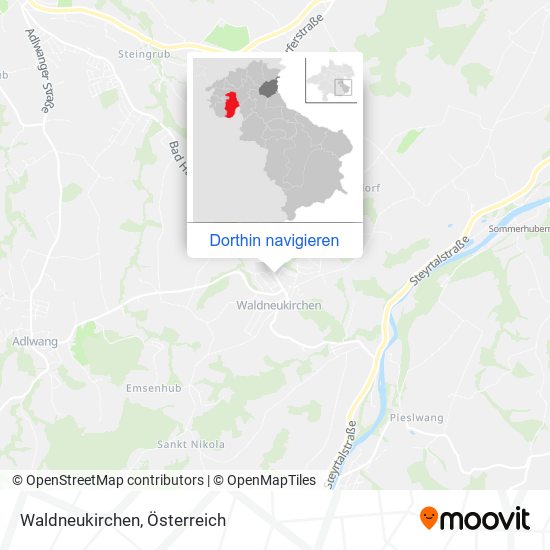 Waldneukirchen Karte