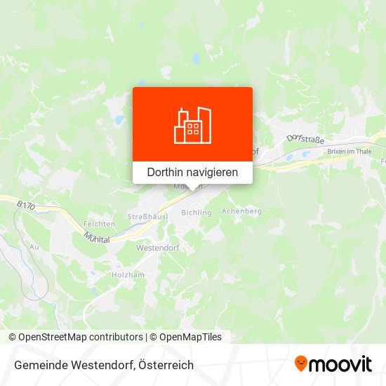 Gemeinde Westendorf Karte