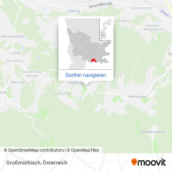 Großmürbisch Karte