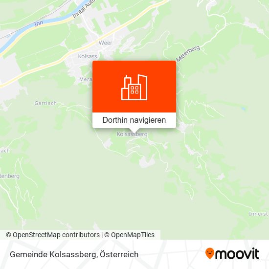 Gemeinde Kolsassberg Karte