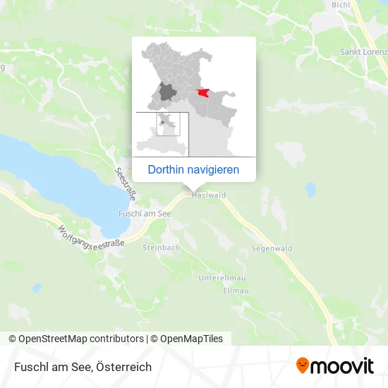 Fuschl am See Karte