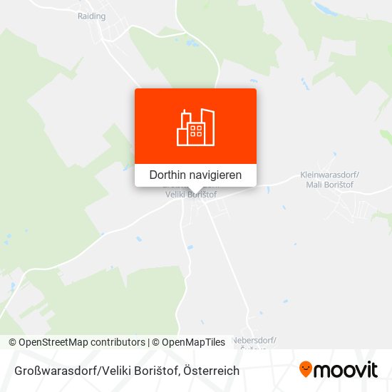 Großwarasdorf/Veliki Borištof Karte