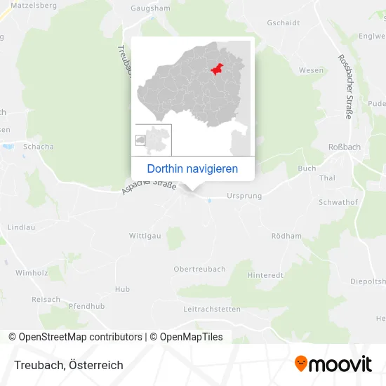 Treubach Karte