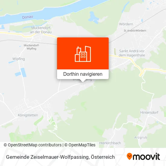 Gemeinde Zeiselmauer-Wolfpassing Karte