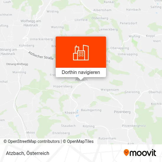 Atzbach Karte