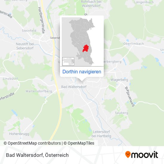 Bad Waltersdorf Karte