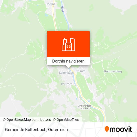 Gemeinde Kaltenbach Karte