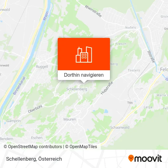 Schellenberg Karte