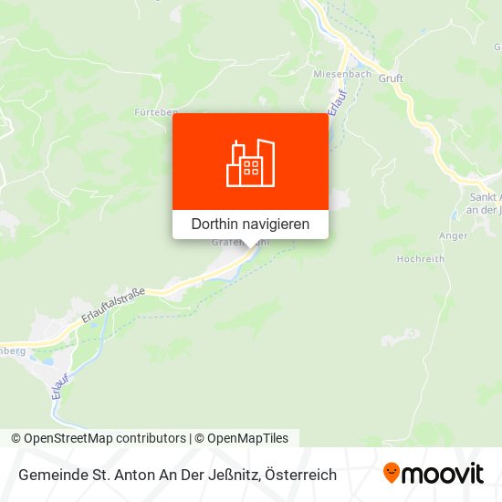 Gemeinde St. Anton An Der Jeßnitz Karte