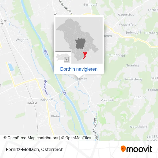 Fernitz-Mellach Karte