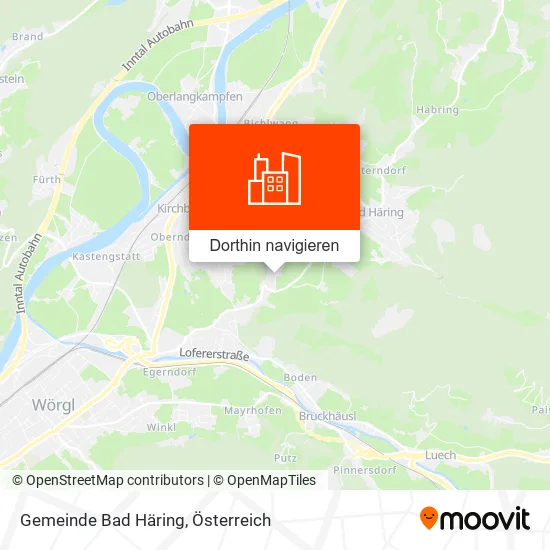 Gemeinde Bad Häring Karte