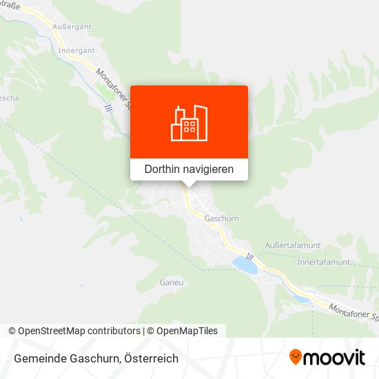 Gemeinde Gaschurn Karte