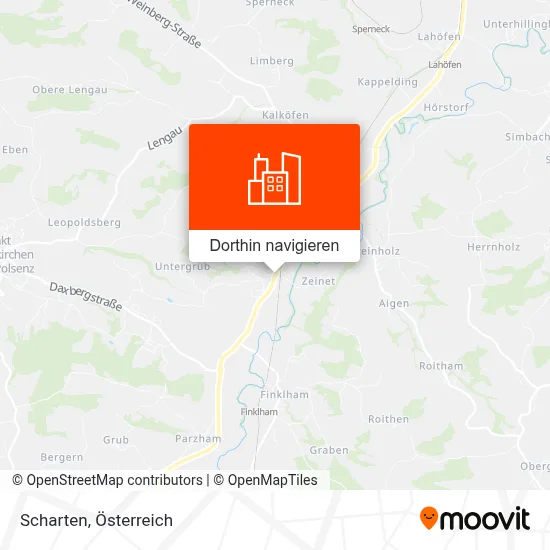 Scharten Karte