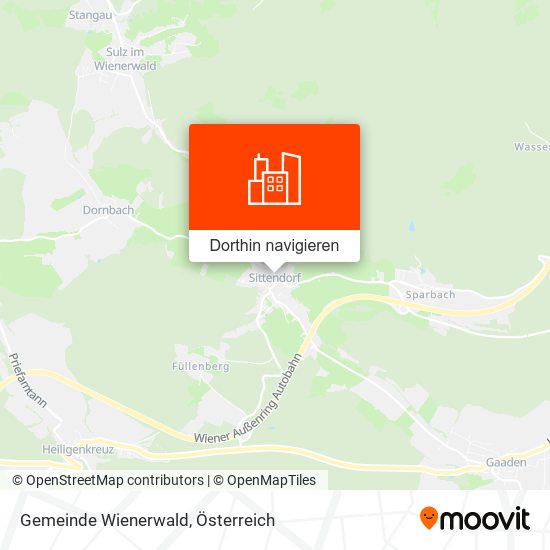 Gemeinde Wienerwald Karte