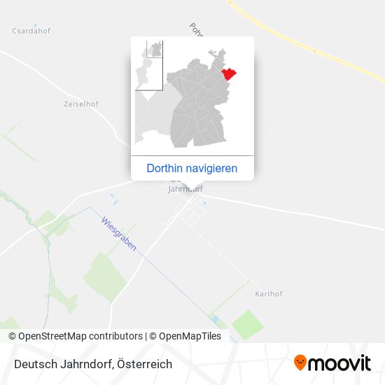 Deutsch Jahrndorf Karte