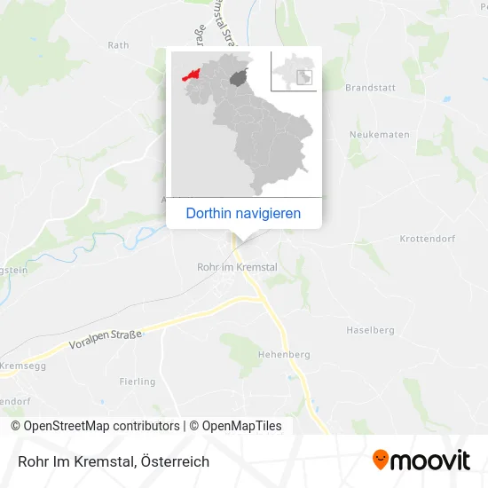 Rohr Im Kremstal Karte
