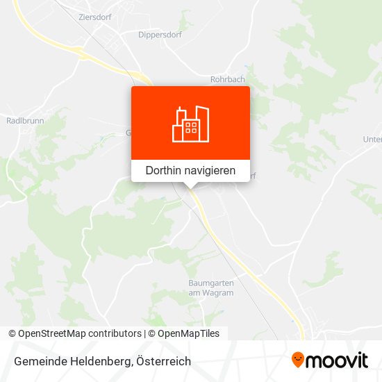 Gemeinde Heldenberg Karte