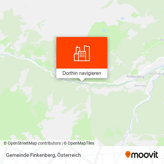 Gemeinde Finkenberg Karte