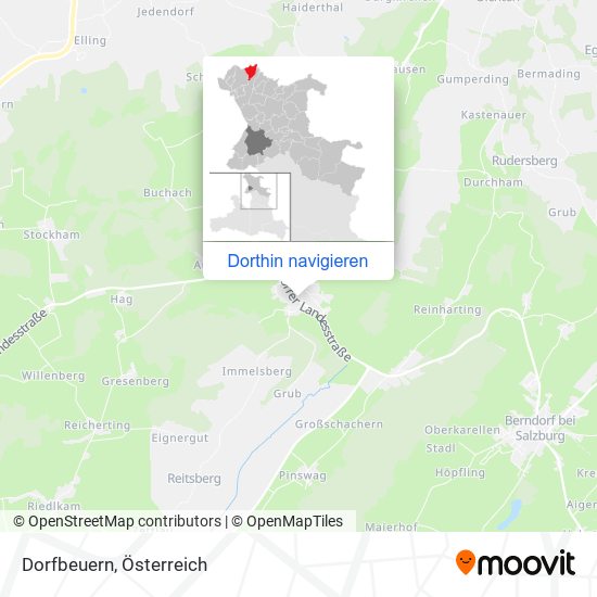 Dorfbeuern Karte