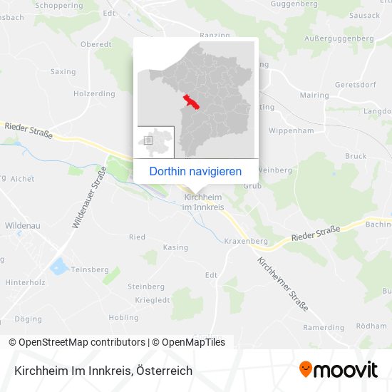 Kirchheim Im Innkreis Karte