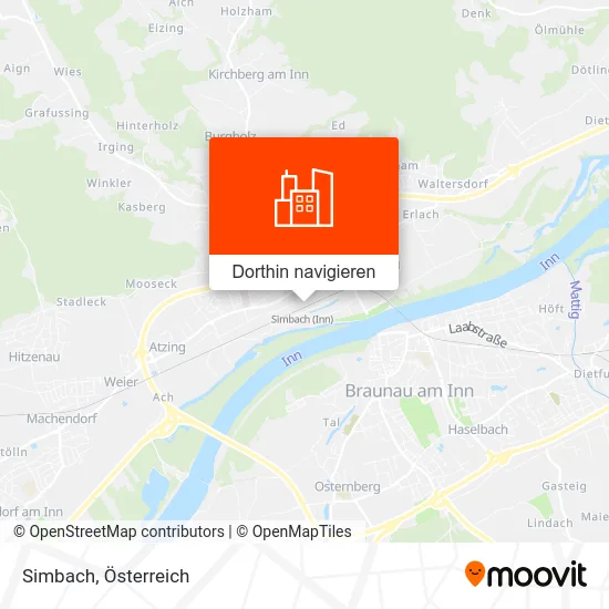 Simbach Karte