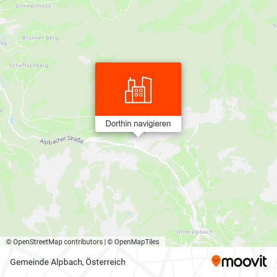 Gemeinde Alpbach Karte