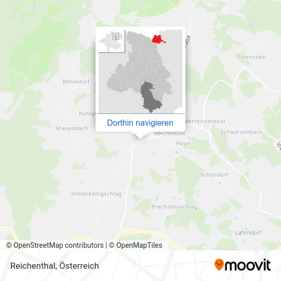 Reichenthal Karte