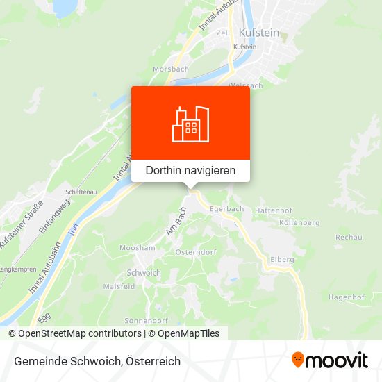 Gemeinde Schwoich Karte