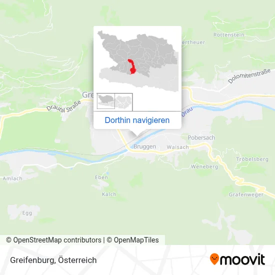 Greifenburg Karte