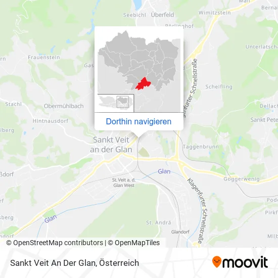 Sankt Veit An Der Glan Karte