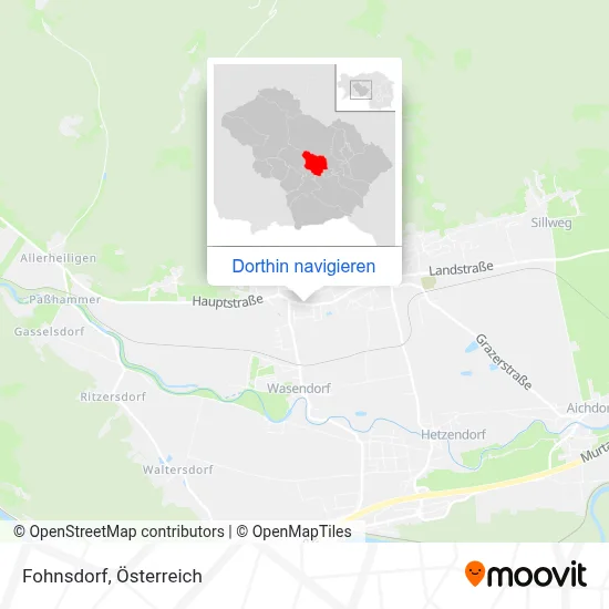 Fohnsdorf Karte