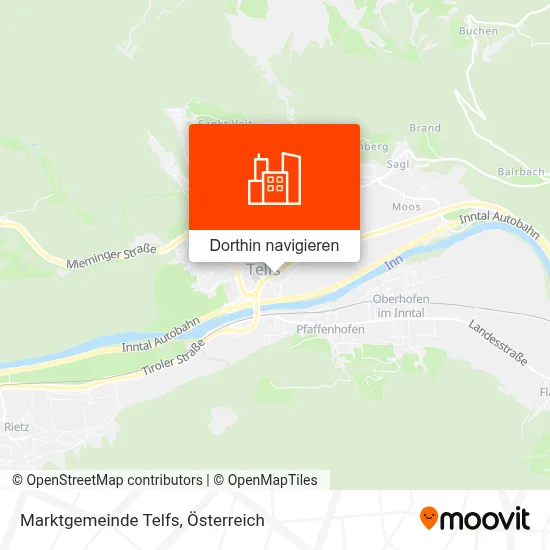 Marktgemeinde Telfs Karte
