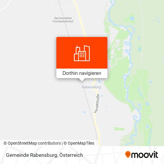 Gemeinde Rabensburg Karte