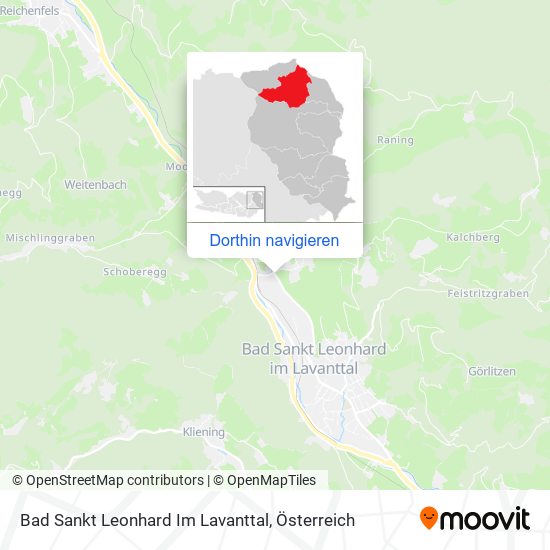 Bad Sankt Leonhard Im Lavanttal Karte