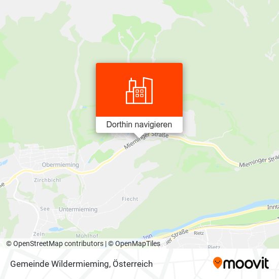 Gemeinde Wildermieming Karte