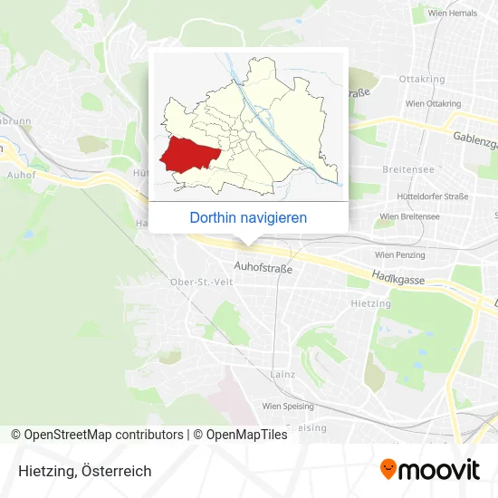 Hietzing Karte