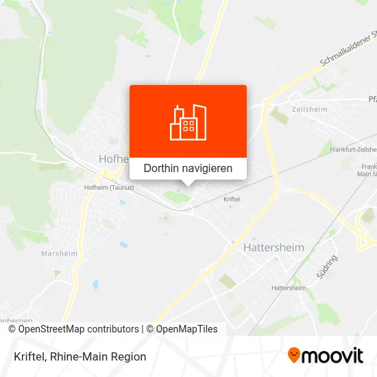 Kriftel Karte