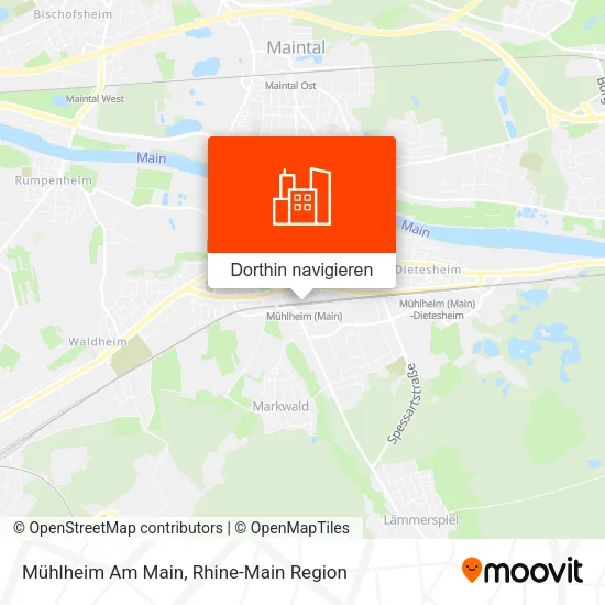 Mühlheim Am Main Karte