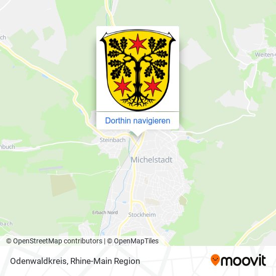 Odenwaldkreis Karte