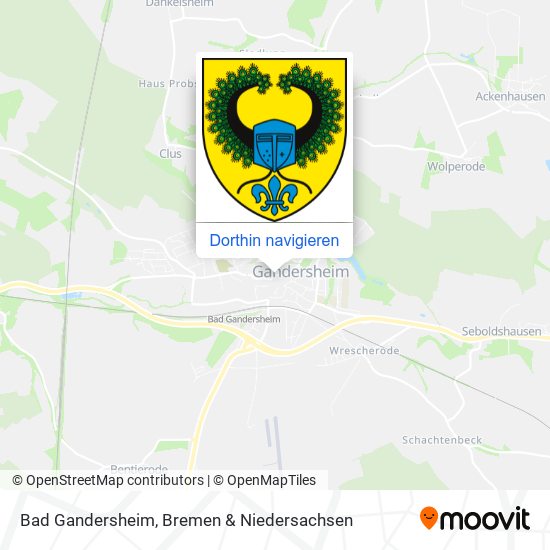 Bad Gandersheim Karte