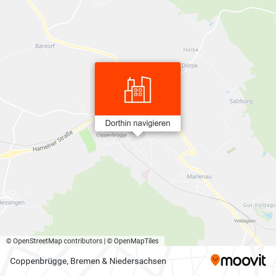 Coppenbrügge Karte